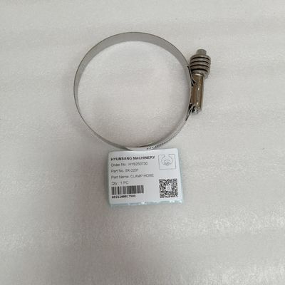 Hyunsang Excavator Parts CLAMP HOSE 9X-2201 For 120M, 12M, 225D, 229, 229D