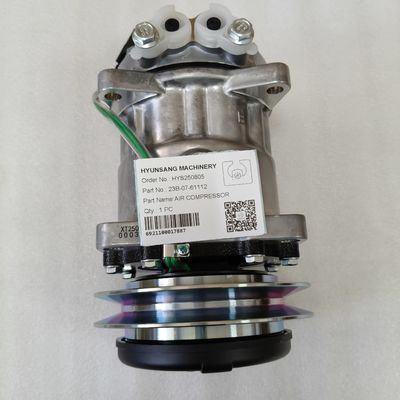 Hyunsang Excavator Parts Air Compressor 23B-07-61112 for  Motor Grader GD535-5 GD555-5 GD655-5 GD655-6 GD675-3E0 GD675-5
