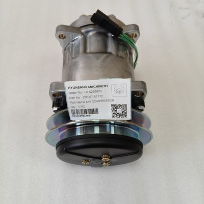 Hyunsang Excavator Parts Air Compressor 23B-07-61112 for  Motor Grader GD535-5 GD555-5 GD655-5 GD655-6 GD675-3E0 GD675-5