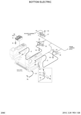 Excavator Parts 21N7-40071 21N7-40070 Membrane Switch for R140LC-7A R160LC7A
