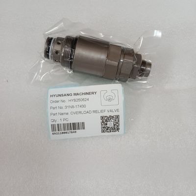 현대 R215-7 R225-7 발굴기용 오버로더 구제 밸브 31N8-17430