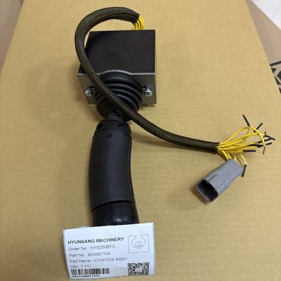 Hyunsang Excavator Parts Joystick Assy 803587104 For XCMG SPARE PARTS