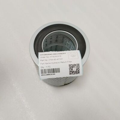 Hyunsang Mini Excavator Hydraulic Attachment Hydraulic Filter 21W-60-41121 21W6041121 22U-04-21260 for PC45MR PC55MR