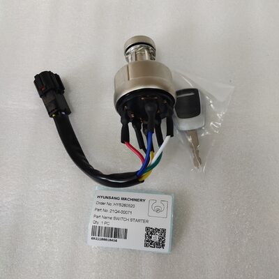 Excavator Parts Switch Starter 21Q4-00071 For R140LC-9 R220LC-9S HX220L
